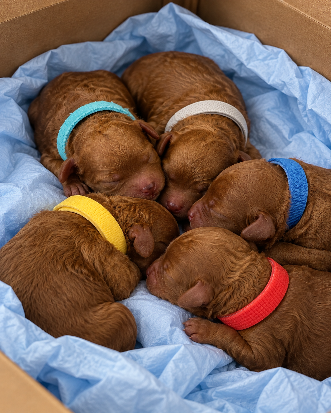 Iris Toy Poodles 2023 Second Litter Red Toy Poodle litter photo 1