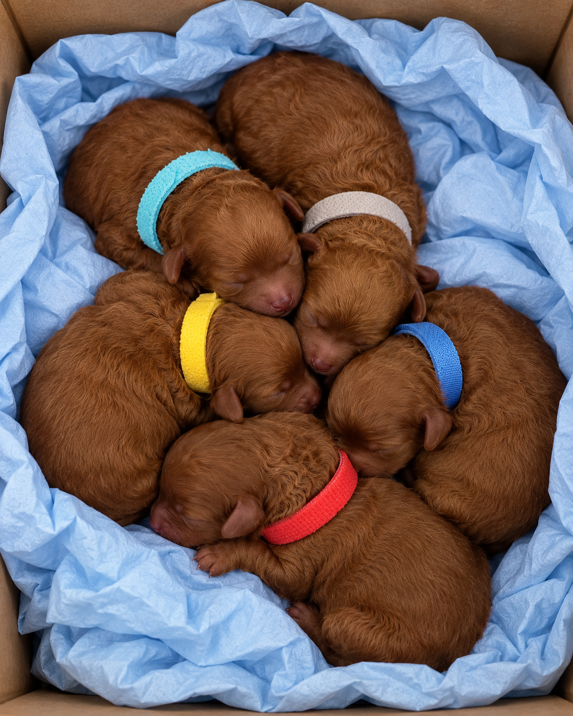 Iris Toy Poodles 2023 Second Litter Red Toy Poodle litter photo 2